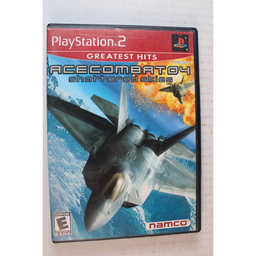 Ace Combat 04: Shattered Skies Greatest Hits (Sony PlayStation 2, 2001, PS2)